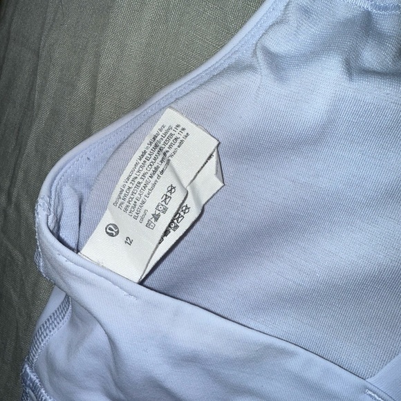 Lululemon Athletica Light Blue Sports Bra - Picture 3 of 3